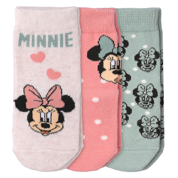 3 Paar Minnie Maus Socken