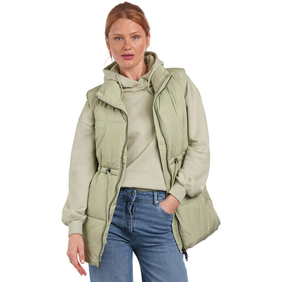 Damen Steppweste mit Tunnelzug