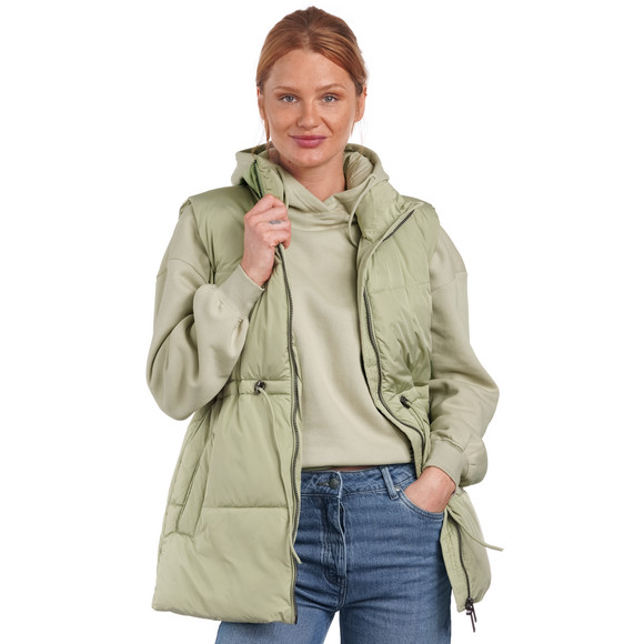 Damen Steppweste mit Tunnelzug