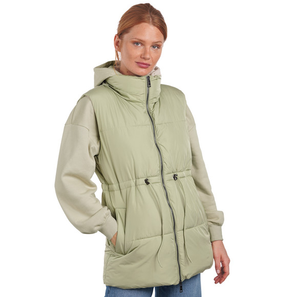 Damen Steppweste mit Tunnelzug