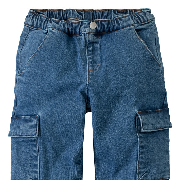 Kinder Loose-Fit-Jeans im Cargo-Style