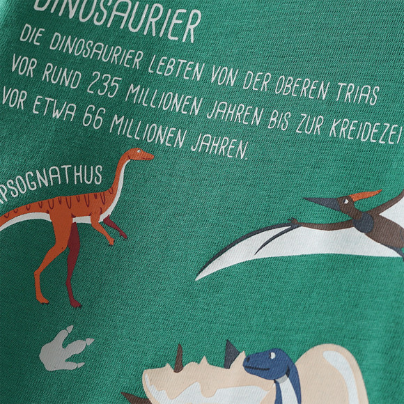 Kinder Langarmshirt mit Dinosaurier-Motiv