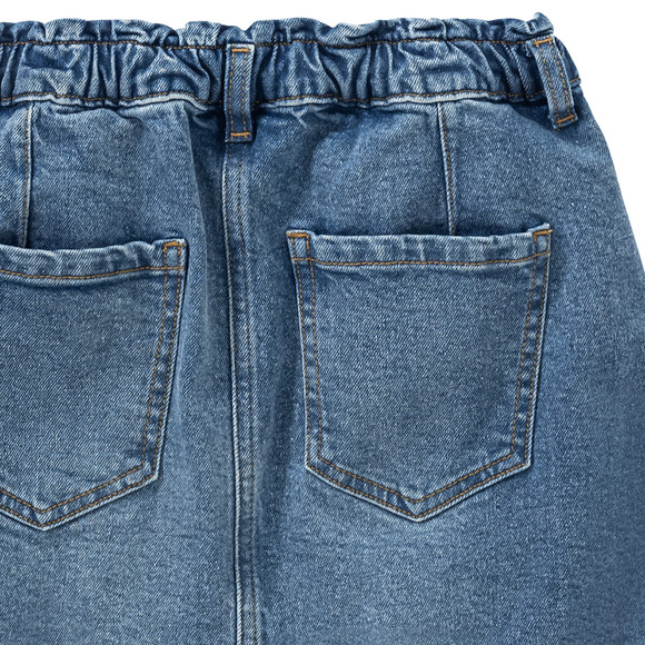 Mädchen Jeans-Rock mit verstellbarem Bund