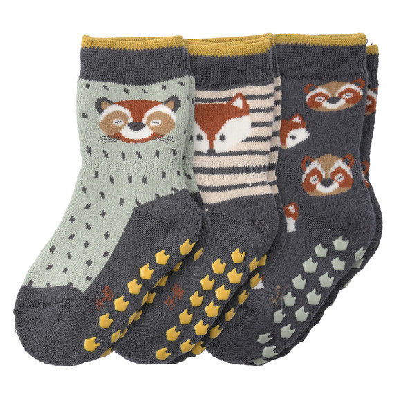 3 Paar Baby Stoppersocken