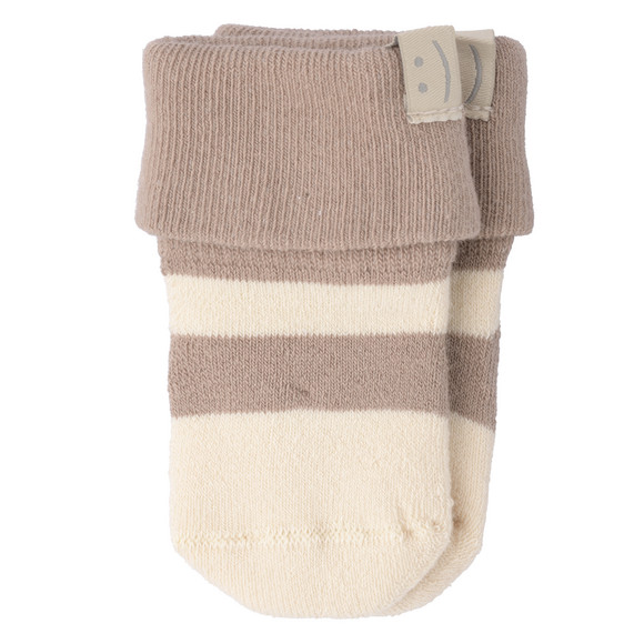 2 Paar Newborn Socken im Ringel-Look