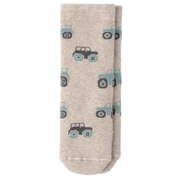 2 Paar Baby Socken mit Auto-Motiv