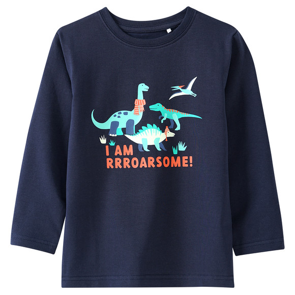Dinosaurier-Print Langarmshirt mit Kinder Ernsting\'s | family