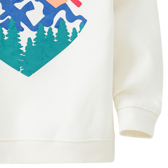 Mädchen Sweatshirt mit Wald-Print