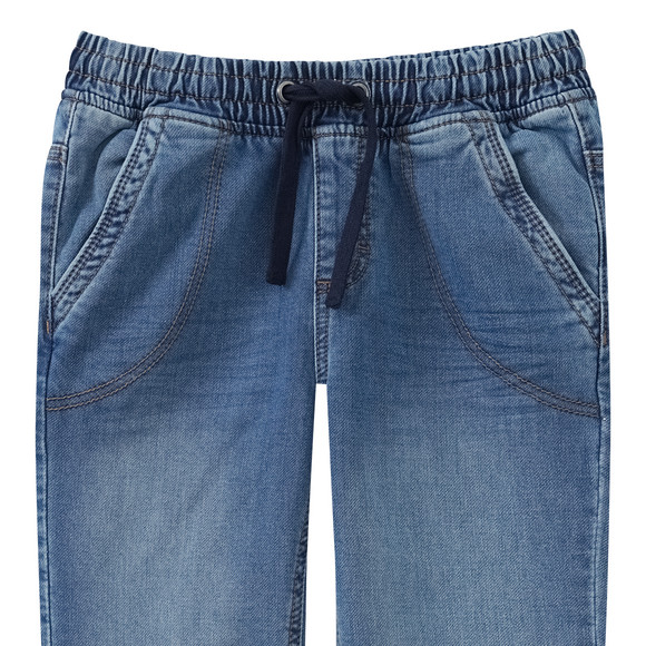Jungen Pull-on-Jeans mit Tunnelzug