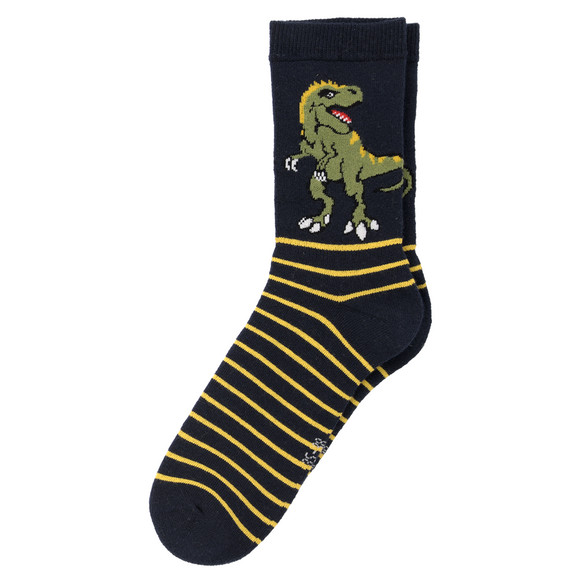 3 Paar Jungen Socken mit Krokodil-Motiven