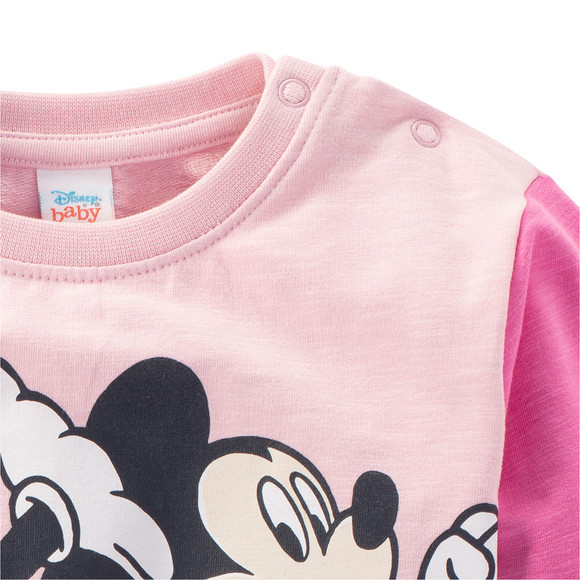 Minnie Maus Sweatshirt mit Farbteiler