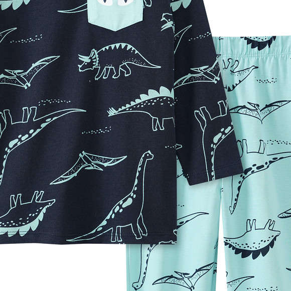 Jungen Schlafanzug mit Dino-Allover