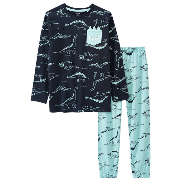 Jungen Schlafanzug mit Dino-Allover