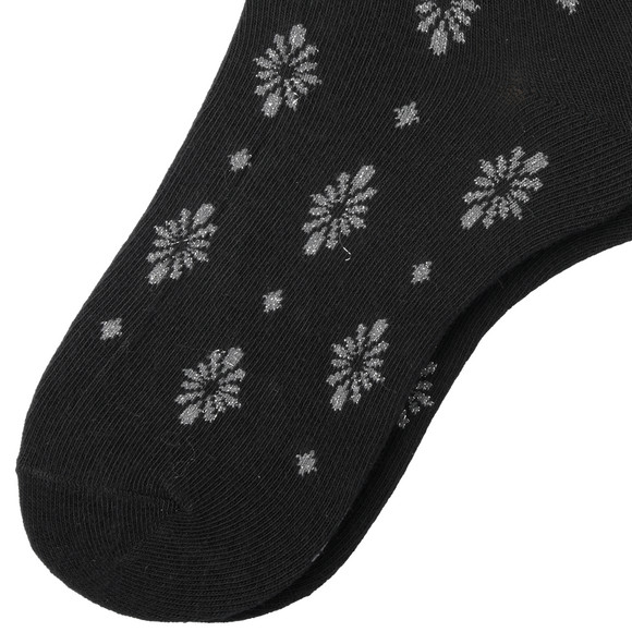 1 Paar Damen Sockem mit glitzernden Akzenten 