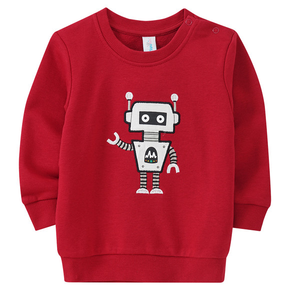 Baby Sweatshirt mit Roboter-Applikation