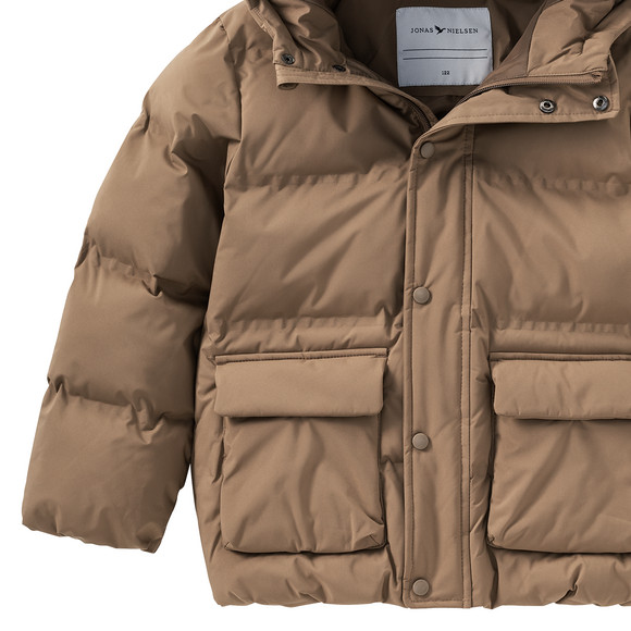 Kinderpufferjack in effen kleuren