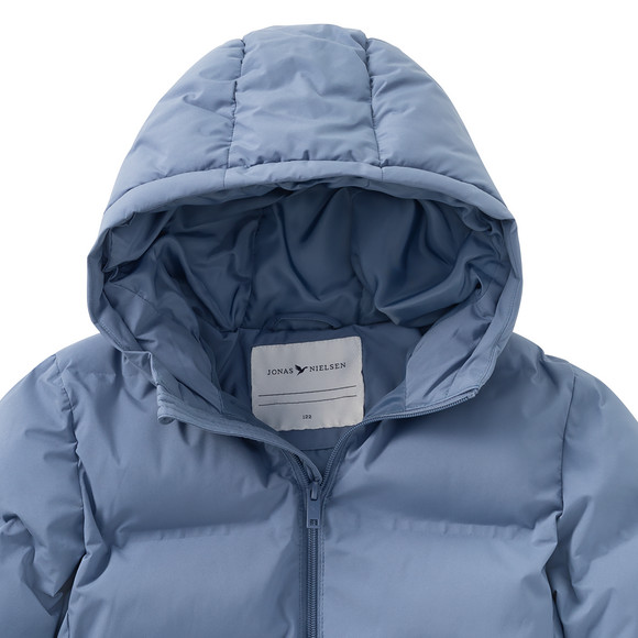 Pufferjack voor meisjes in effen kleuren