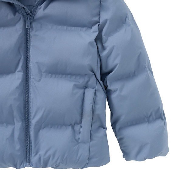 Pufferjack voor meisjes in effen kleuren