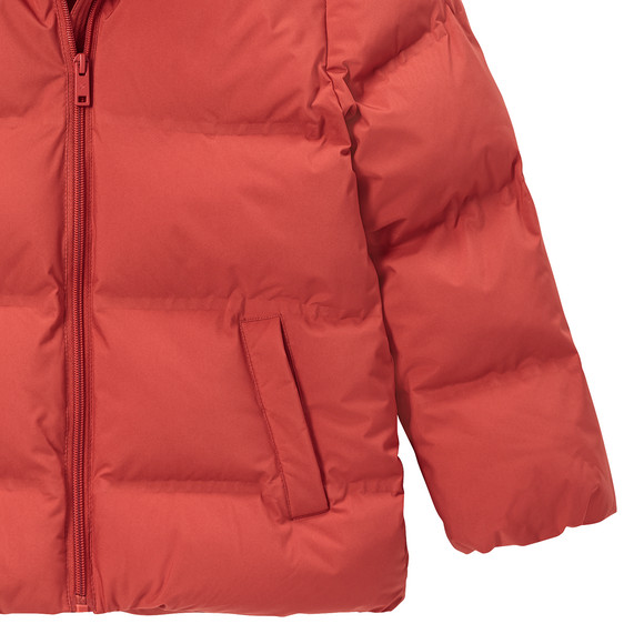 Pufferjack voor jongens in effen kleuren