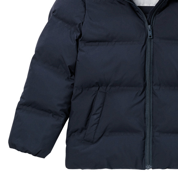 Pufferjack voor jongens in effen kleuren