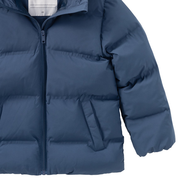 Pufferjack voor jongens in effen kleuren