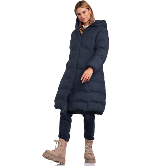 Dames pufferjas met capuchon