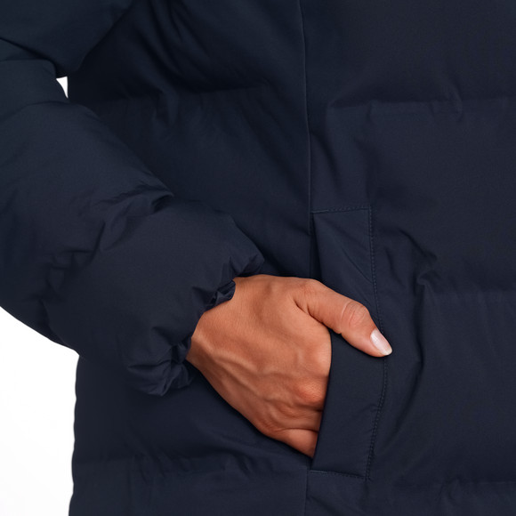 Dames pufferjas met capuchon