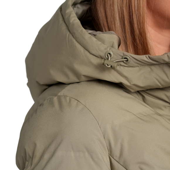 Dames pufferjas met capuchon