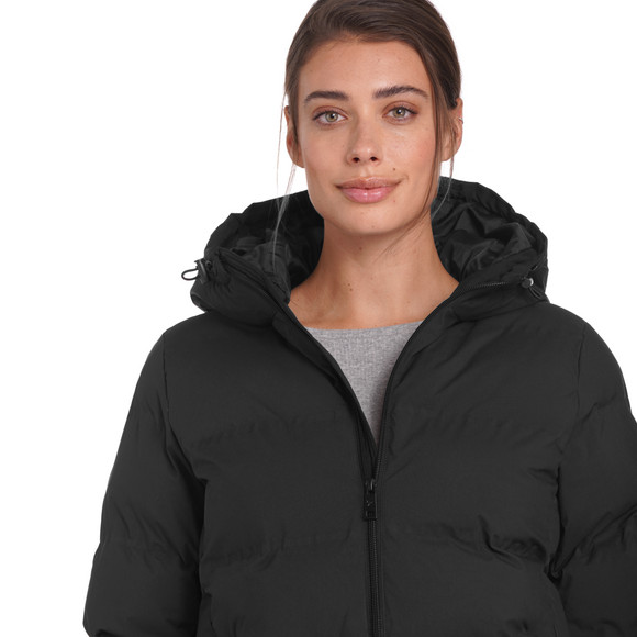 Dames pufferjack in effen kleuren