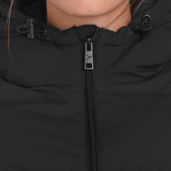 Dames pufferjack in effen kleuren