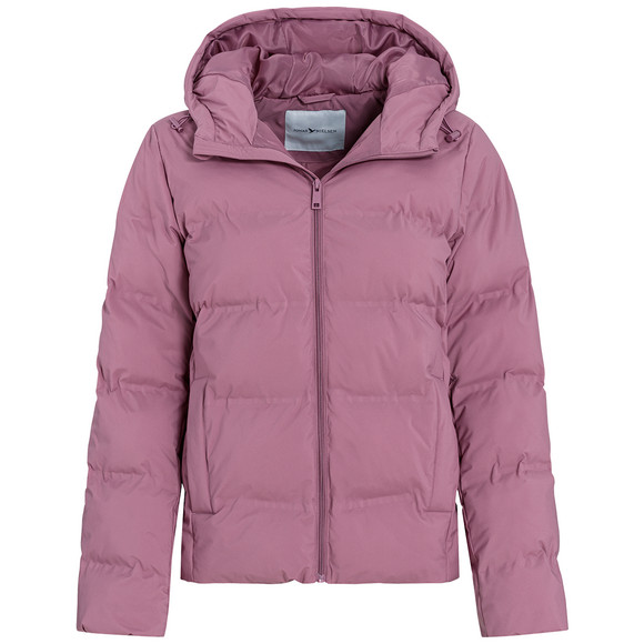 Dames pufferjack in effen kleuren