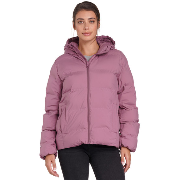 Dames pufferjack in effen kleuren