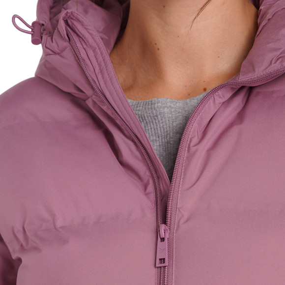 Dames pufferjack in effen kleuren