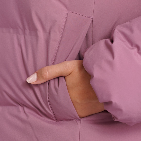 Dames pufferjack in effen kleuren