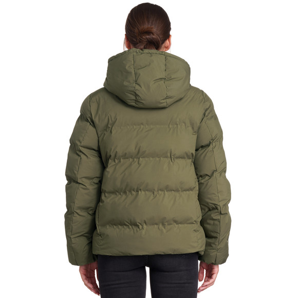 Dames pufferjack in effen kleuren