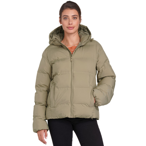 Dames pufferjack in effen kleuren