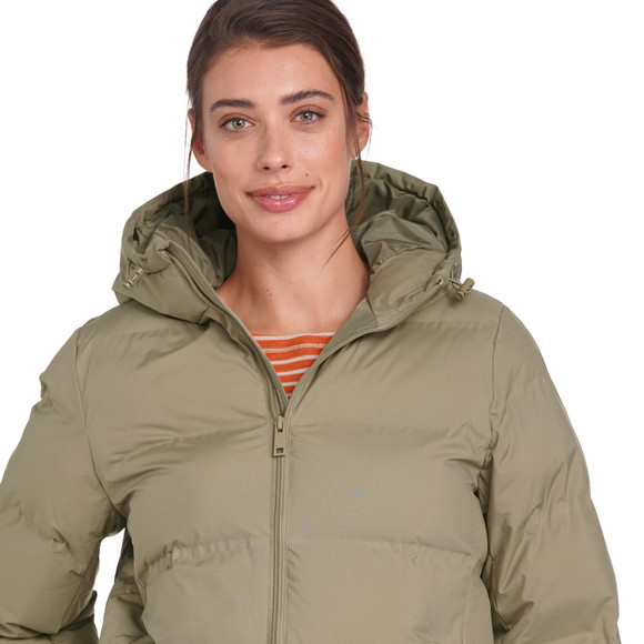 Dames pufferjack in effen kleuren