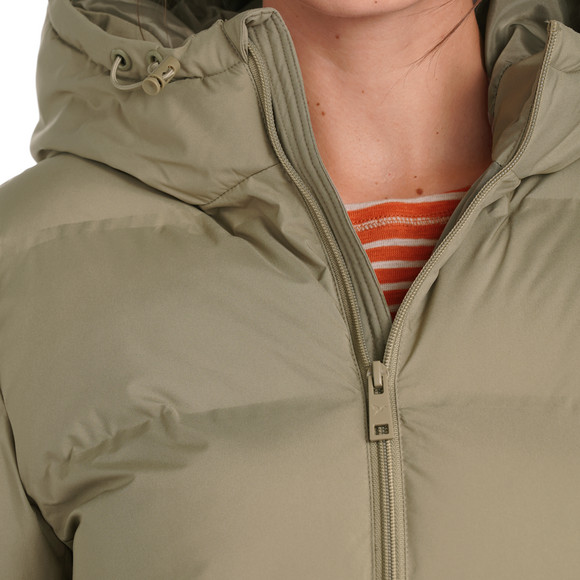 Dames pufferjack in effen kleuren