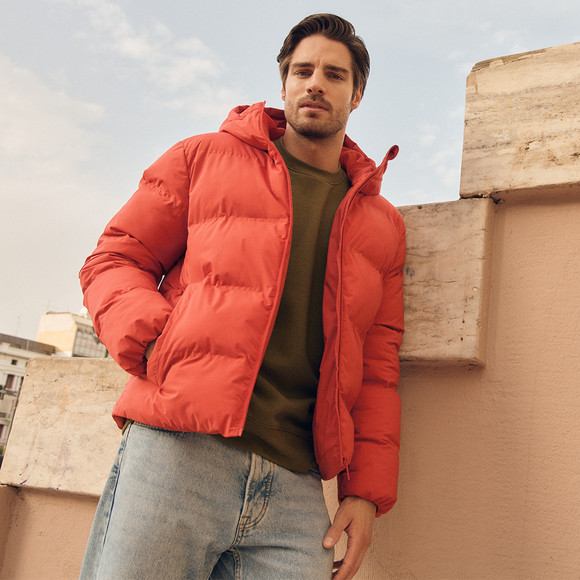 Herren Pufferjacke in Unifarben Ernsting's family