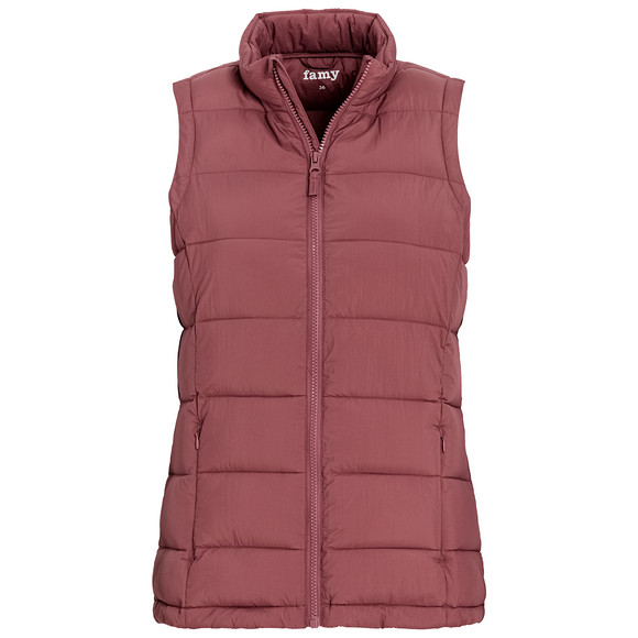 Dames gewatteerd vest roze