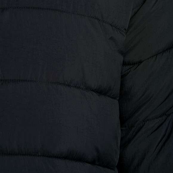 Heren gewatteerde jas met afneembare capuchon