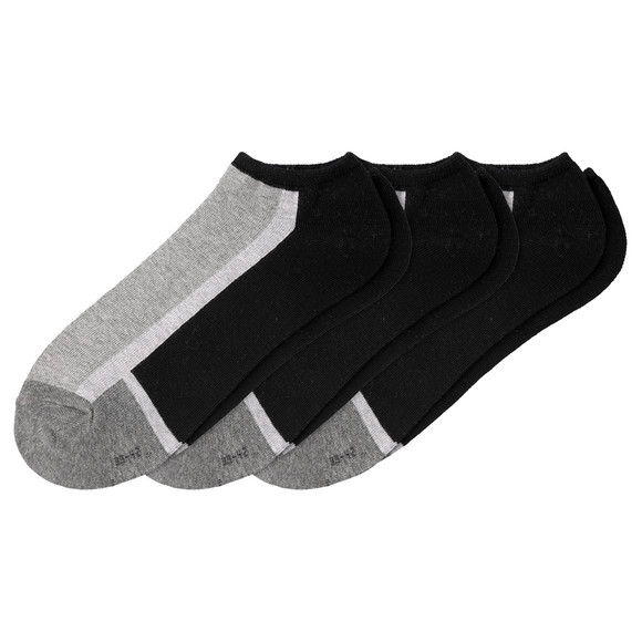3 Paar Herren Sneaker-Socken mit Baumwolle
