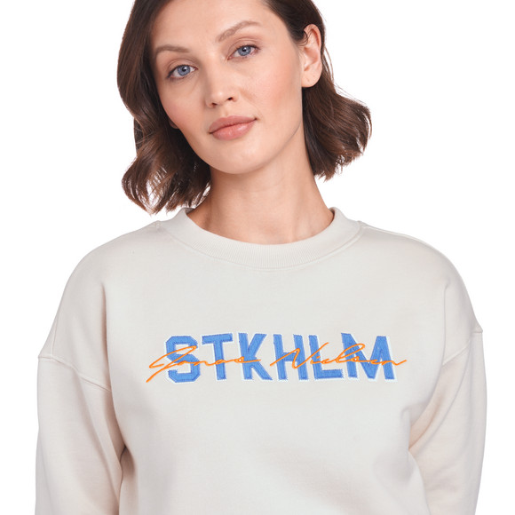 Damen Sweatshirt mit Stickerei