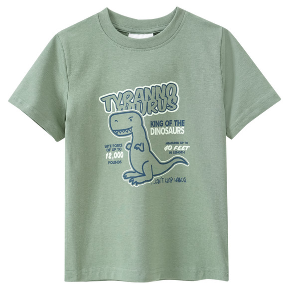 3 Jungen T-Shirts mit Dino-Motiven
