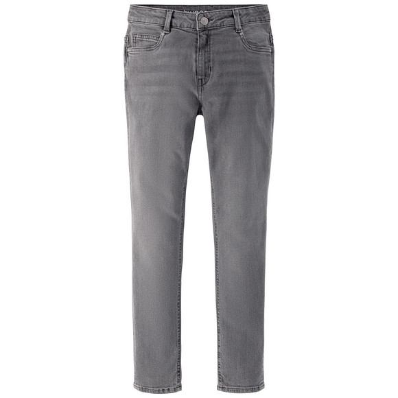 jungen-slim-jeans-mit-used-waschung-hellgrau-330248868.html