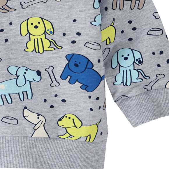 Baby Sweatshirt mit Hunde-Motiven