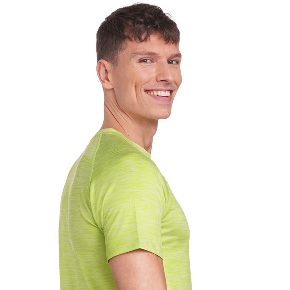 Herren Sport-T-Shirt in Melange-Optik