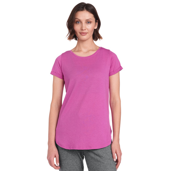 Damen Yoga-T-Shirt mit Rundhals