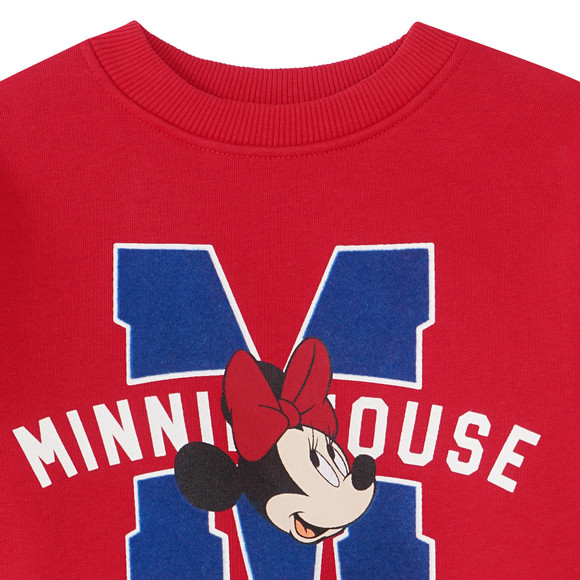 Minnie Maus Sweatshirt im College-Style