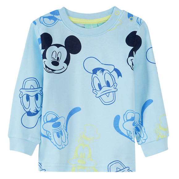 Micky Maus Schlafanzug mit Allover-Print